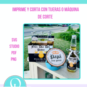 CERVEZA CORONA PAQUETE / FATHERS DAY / DIA DEL PADRE / PNG / PDF / SVG / DIGITAL FILE