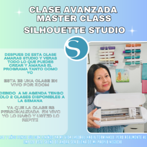 Master Class Silhouette Studio Clase en vivo por ZOOM de persona a persona