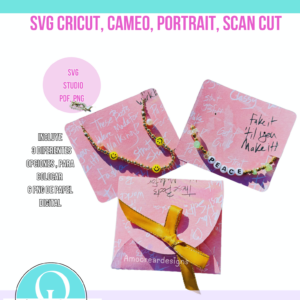 Empaque para JOYAS /PACKING / JEWELRY / SVG, STUDIO, PDF, 6 PNG DIGITAL PAPER, CRICUT, CAMEO, SCAN CUT, PORTRAIT / DIGITAL FILE / VALENTINES / CHRISTMAS