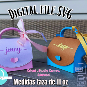 Caja Tesoro, Caja cartera, SVG / PDF / Taza 11 oz / Cricut / Studio / Scancut / valentines / birthday / mothers day / fathers day