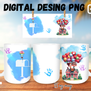 Una Aventura de Altura 2 PNG para tazas de 15 oz y 11 oz Descarga Digital / VALENTINES