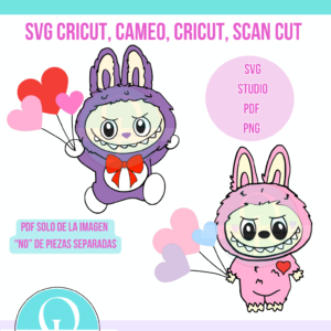 LABUBU / SVG / STUDIO / PNG / PDF / DIGITAL FILE / Cricut / Cameo / Scancut