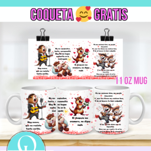 COQUETA PNG / TAZA 11 OZ / DIGITAL FILE /